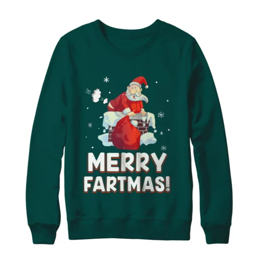 3 118 Merry fartmas santa claus Christmas sweater