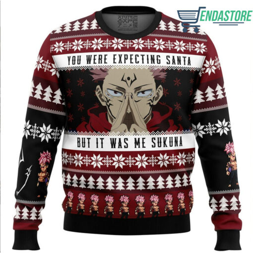 3 8 You were expecting santa but it what me sukuna Christmas sweater