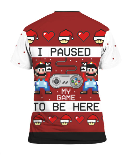 33sbqk6n5sttakmuecc3pdd3a3 APTS colorful back I paused my game to be here Christmas sweater