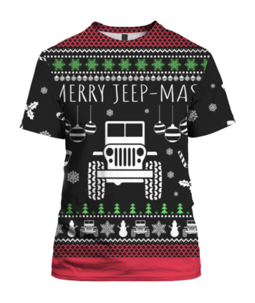 35ur31jpjc7cg6unpjpg2objm5 APTS colorful front Merry Jeep mas Christmas sweater