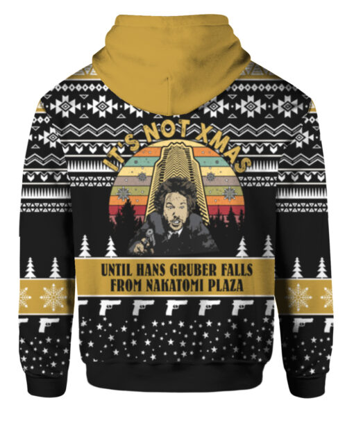 38ma1ma99aco2oq9ldklq1evjm FPAZHP colorful back It's not Xmas until Hans gruber falls from Nakatomi Christmas sweater