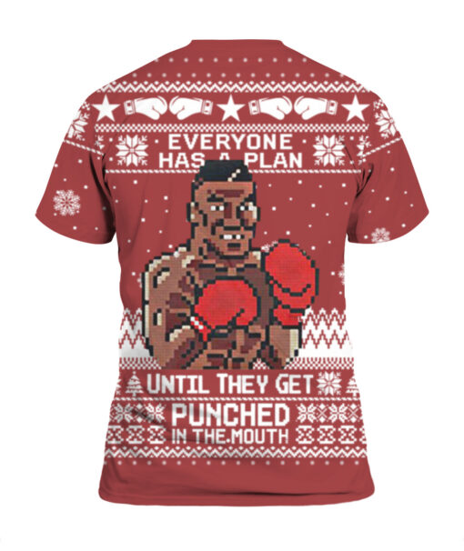 3ehclf7pidel60f1r02e74rvm6 APTS colorful back Mike Tyson everyone has a plan until Christmas sweater