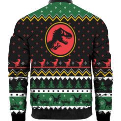3qbnt1v70771f76nf5maqh0ni6 APBB colorful back Dinosaur Jurassic Park Christmas sweater