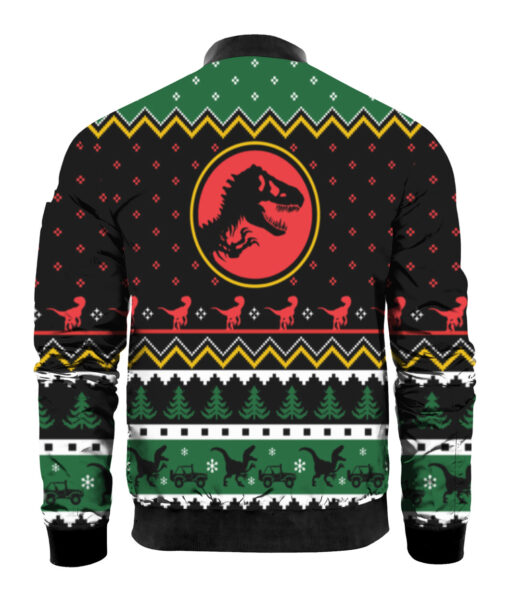 3qbnt1v70771f76nf5maqh0ni6 APBB colorful back Dinosaur Jurassic Park Christmas sweater