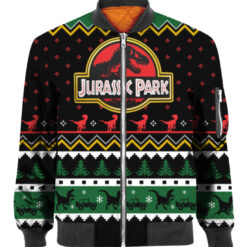 3qbnt1v70771f76nf5maqh0ni6 APBB colorful front Dinosaur Jurassic Park Christmas sweater