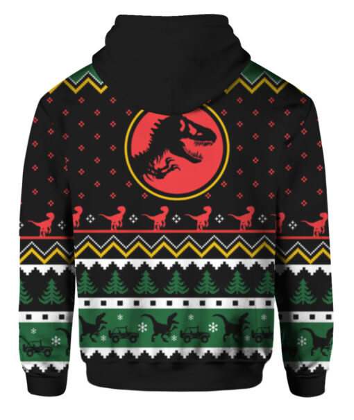 3qbnt1v70771f76nf5maqh0ni6 FPAHDP colorful back Dinosaur Jurassic Park Christmas sweater