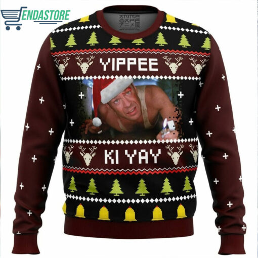 4 4 Yippee ki yay die hard ugly Christmas sweater