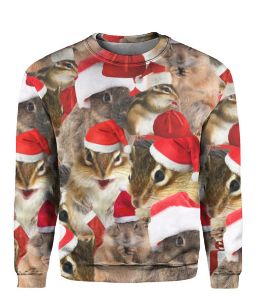 42iml9kdb62o7i0vf6idc62n5d APCS colorful front Squirrels Santa 3D Christmas sweater