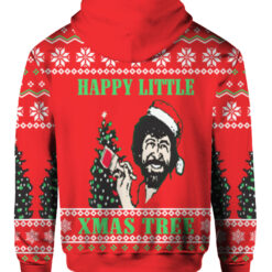 49inje7otcpmn4elbvu3le0f3p FPAZHP colorful back Bob Ross happy little Xmas Tree Christmas sweater