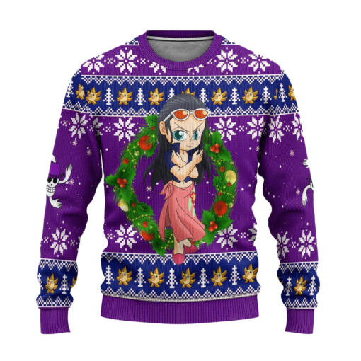 4 5533b0eb ac2e 4e05 93a9 fbbe7971b1f9 Robin One Piece Anime ugly Christmas sweater