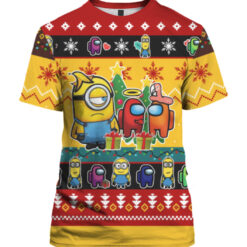 4du8r1ppp8mcsr0bp2ld917nv0 APTS colorful front Among Us Minion ugly Christmas sweater