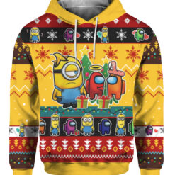 4du8r1ppp8mcsr0bp2ld917nv0 FPAHDP colorful front Among Us Minion ugly Christmas sweater