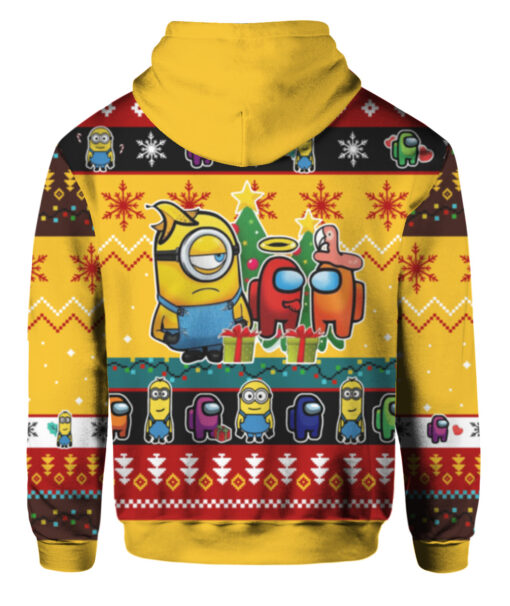 4du8r1ppp8mcsr0bp2ld917nv0 FPAZHP colorful back Among Us Minion ugly Christmas sweater