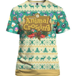 4np1hf4pd30c489pq9nqr9kkiv APTS colorful front Welcome to animal crossing ugly Christmas sweater