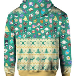 4np1hf4pd30c489pq9nqr9kkiv FPAHDP colorful back Welcome to animal crossing ugly Christmas sweater