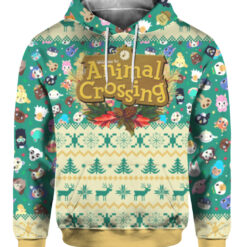 4np1hf4pd30c489pq9nqr9kkiv FPAHDP colorful front Welcome to animal crossing ugly Christmas sweater