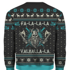 5772k8qkh2g3p88vu4o8b3kl0b APCS colorful back Viking Fa la la la valhalla la Christmas sweater
