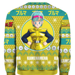 5ccutp85fmvo82mmvkegtpliuj APCS colorful back Bulma Anime ugly Christmas sweater