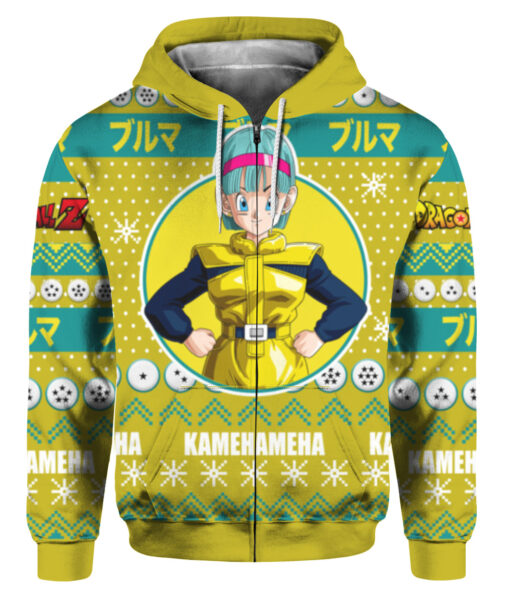 5ccutp85fmvo82mmvkegtpliuj FPAZHP colorful front Bulma Anime ugly Christmas sweater