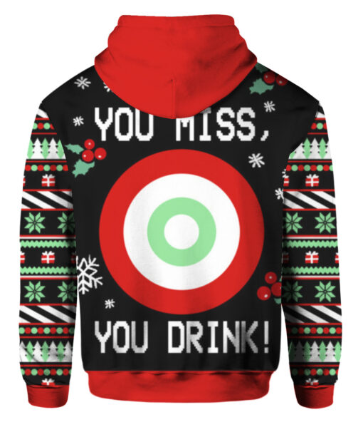 5grg7498t16r8hidj89fltj289 FPAHDP colorful back You miss you drink Christmas sweater