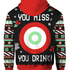 5grg7498t16r8hidj89fltj289 FPAZHP colorful back You miss you drink Christmas sweater