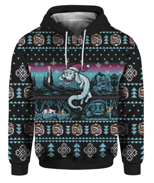 5j6ju7gs7i88b33f4ep44s38ef FPAZHP colorful front The neverending story Christmas sweater