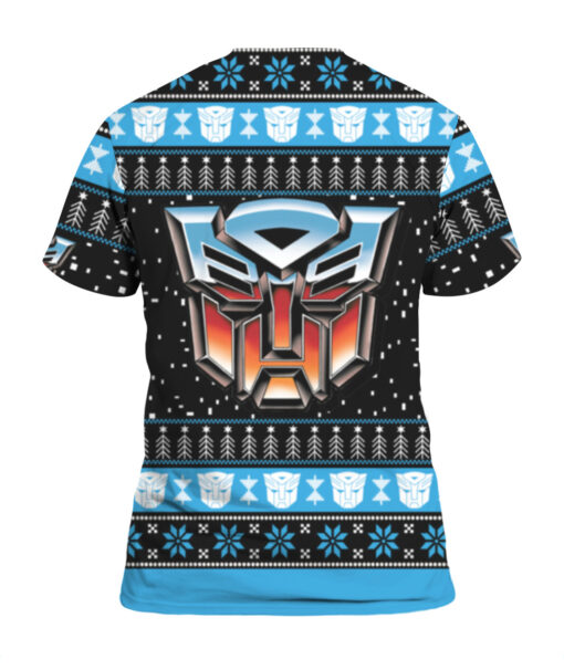 5ljenl08t70a1i6np3ihjged1h APTS colorful back Optimus Prime Christmas sweater