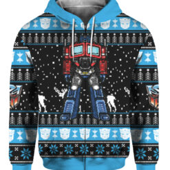 5ljenl08t70a1i6np3ihjged1h FPAZHP colorful front Optimus Prime Christmas sweater