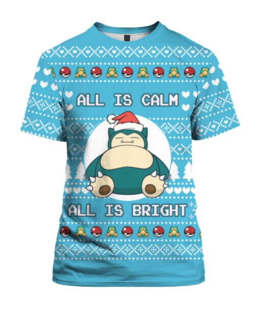 6jh1jrkrt06thnfsv0ebeo7apk APTS colorful front All is calm all bright snorlax Christmas sweater
