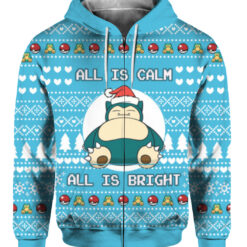 6jh1jrkrt06thnfsv0ebeo7apk FPAZHP colorful front All is calm all bright snorlax Christmas sweater