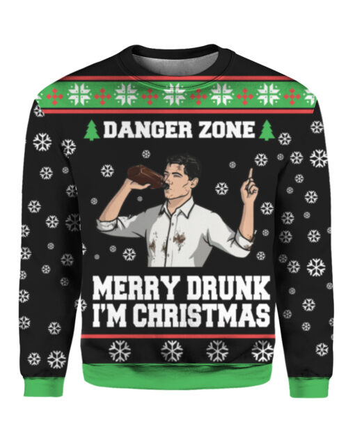 6s6kiqn1i7gg5bk0pv00uo016 APCS colorful front Danger zone merry drunk i'm Christmas sweater