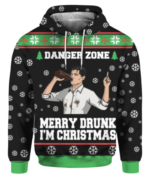 6s6kiqn1i7gg5bk0pv00uo016 FPAHDP colorful front Danger zone merry drunk i'm Christmas sweater