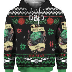 6vr08jjmecvr4u6224ubmhj320 FPAHDP colorful front Dungeons and Dragons ugly Christmas sweater