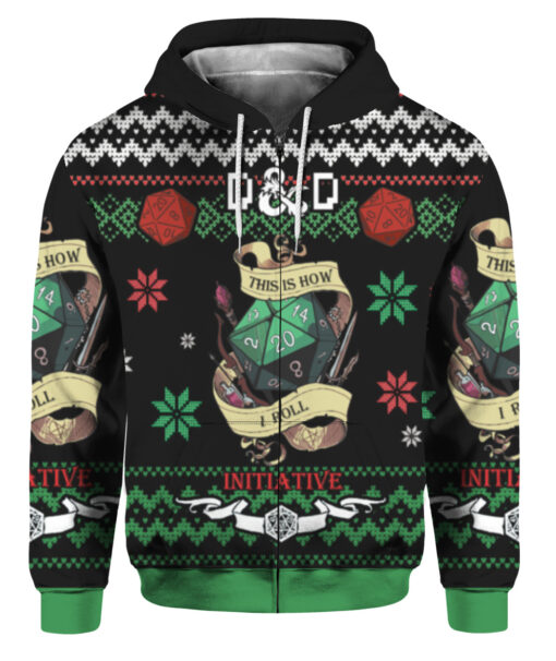 6vr08jjmecvr4u6224ubmhj320 FPAZHP colorful front Dungeons and Dragons ugly Christmas sweater