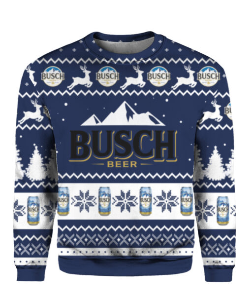 71juoa1mosf0siuahh523gprj4 APCS colorful front Busch Beer ugly Christmas sweater