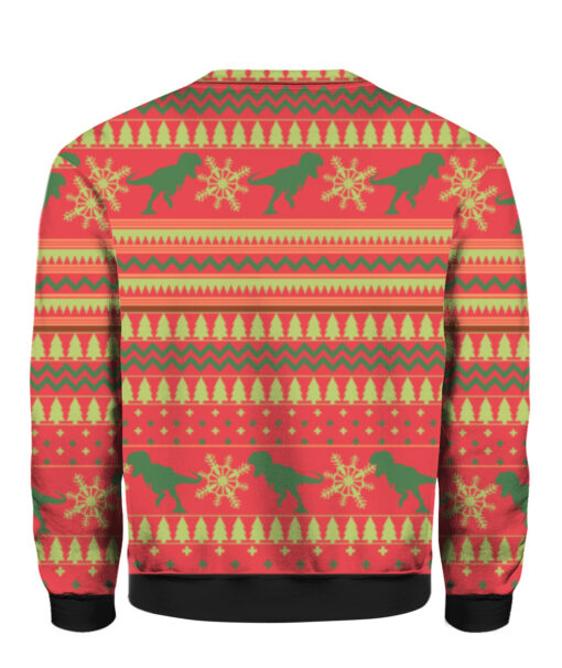 741a5ufaqomgjsvpeskhc6vjkh APCS colorful back Dinosaur have a dino mite Christmas sweater