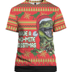 741a5ufaqomgjsvpeskhc6vjkh APTS colorful front Dinosaur have a dino mite Christmas sweater