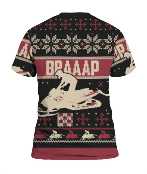 7hl4fb1qhpgl0tsgfv52kjfq5k APTS colorful back Braaap Snowmobile Christmas sweater