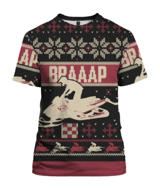 7hl4fb1qhpgl0tsgfv52kjfq5k APTS colorful front Braaap Snowmobile Christmas sweater