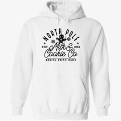 Endas Gingerbread North pole milk and cookie co 2 1 Gingerbread North pole milk and cookie co baking fresh daily hoodie