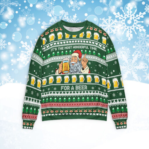 Its the most wonderful time for a beer Christmas sweater mockup It’s the most wonderful time for a beer Christmas sweater