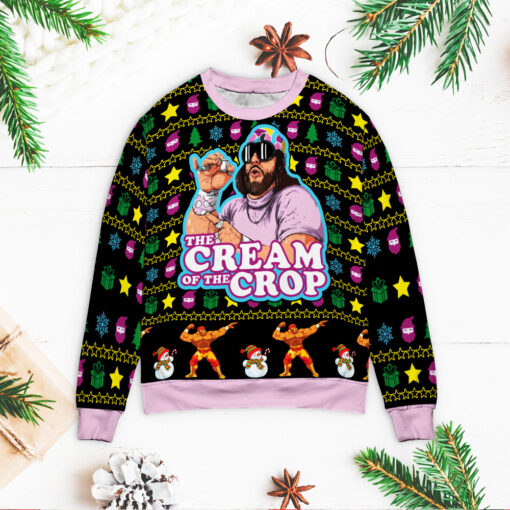 The Cream of the Crop Macho Man Christmas sweaterM The Cream of the Crop Macho Man Christmas sweater