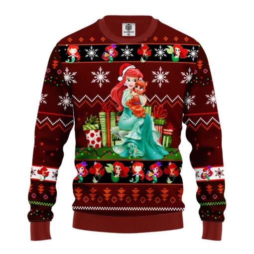 ariel 61600a9ee34ae 61600aa28230c Airel Mermaid ugly Christmas sweater