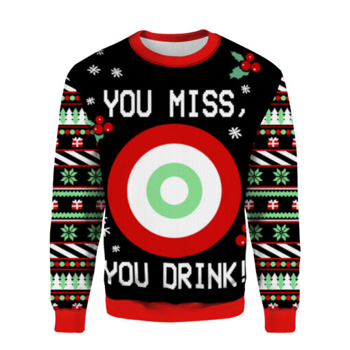 b0dc0e44a3a136d11936684bebd98909 AOPUSWT Colorful front You miss you drink Christmas sweater