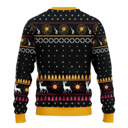 backPraisethesunmkup Dark Souls ugly Christmas sweater
