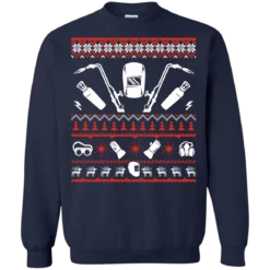 d 6 Welder Christmas sweater