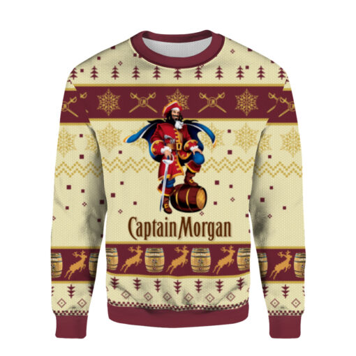 da88024dd77bccc72c6ee9704f19d4d1 AOPUSWT Colorful front Captain Morgan Ugly Christmas sweater