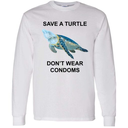 endas save a turtle dont wear condoms 4 1 Save a turtle don't wear condoms hoodie