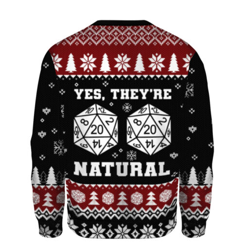 f7f9d5652815f97e598cc82fbdcd94aa AOPUSWT Colorful back Yes they are natural Christmas sweater