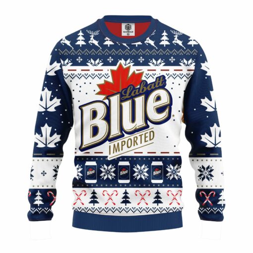 labatt blue ugly christmas sweater 0 Labatt Blue ugly Christmas sweater